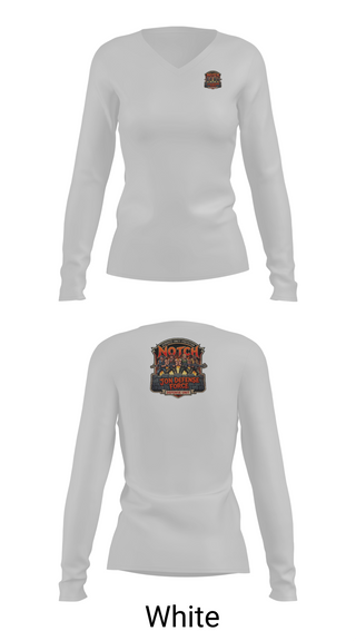 Womens Long Sleeve Vneck Shirt, JDF, Navy, Teamtime, Team time, sublimation, custom sports apparel, team uniforms, spirit wear, spiritwear, sports uniforms, custom shirts, team store, custom team store, fundraiser sports, apparel fundraiser