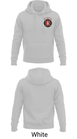 Hoodie, McGregor Volunteer Fire Department, Fire Department, Teamtime, Team time, sublimation, custom sports apparel, team uniforms, spirit wear, spiritwear, sports uniforms, custom shirts, team store, custom team store, fundraiser sports, apparel fundraiser