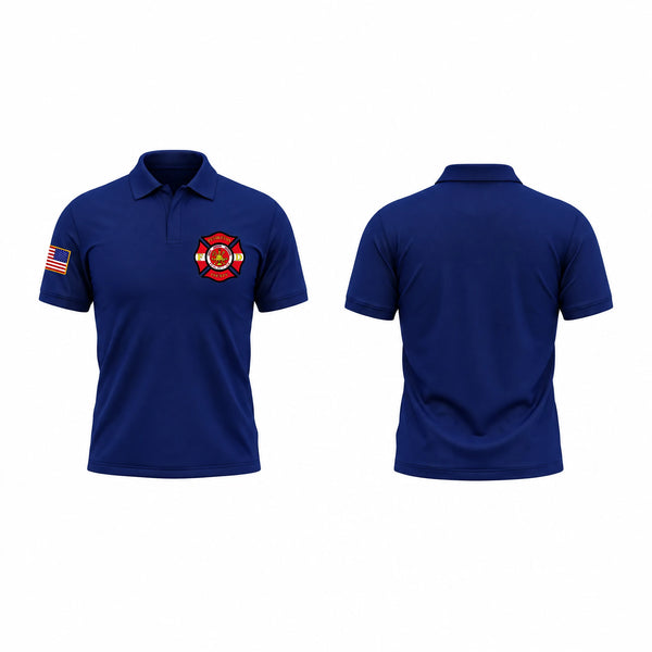 Short Sleeve Performance Polo, Pendleton County Fire Dept, Fire Department, Teamtime, Team time, sublimation, custom sports apparel, team uniforms, spirit wear, spiritwear, sports uniforms, custom shirts, team store, custom team store, fundraiser sports, apparel fundraiser