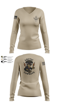 301 76362745 Women's Long Sleeve V-neck Shirt - 4