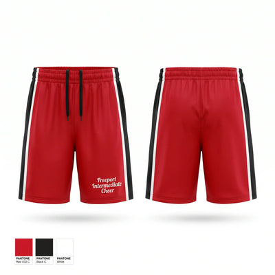 Freeport Intermediate Cheer Athletic Shorts With Pockets - 1