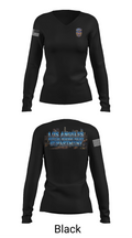 Federal Reserve Police DTLA 55082308 Women's Long Sleeve V-neck Shirt - 23