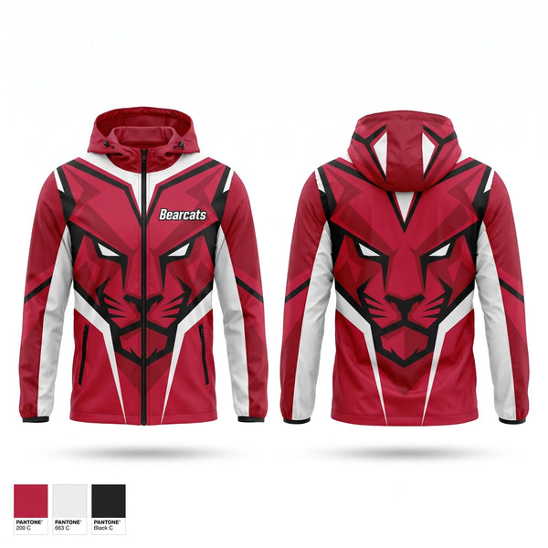 Windbreaker, Bearcats, Softball, Teamtime, Team time, sublimation, custom sports apparel, team uniforms, spirit wear, spiritwear, sports uniforms, custom shirts, team store, custom team store, fundraiser sports, apparel fundraiser