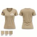 137th military police detachment 91520420 Women's Short Sleeve V-neck Shirt - 1
