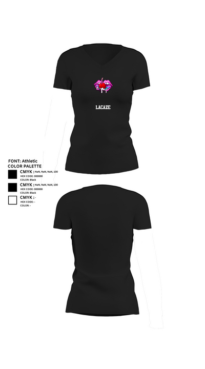 LaCaze 38052580 Women's Short Sleeve V-neck Shirt - 8