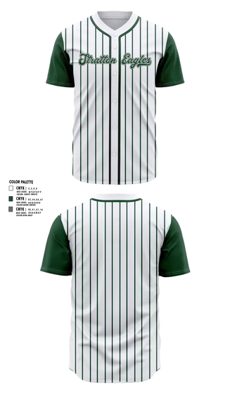 Full Button Baseball Jersey, Stratton Eagles, Baseball, Teamtime, Team time, sublimation, custom sports apparel, team uniforms, spirit wear, spiritwear, sports uniforms, custom shirts, team store, custom team store, fundraiser sports, apparel fundraiser