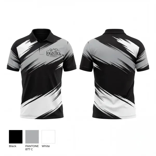 Short Sleeve Performance Polo, W3D Logistics, Bowling, Teamtime, Team time, sublimation, custom sports apparel, team uniforms, spirit wear, spiritwear, sports uniforms, custom shirts, team store, custom team store, fundraiser sports, apparel fundraiser