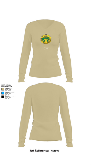 Womens Long Sleeve Vneck Shirt, C 787, , Teamtime, Team time, sublimation, custom sports apparel, team uniforms, spirit wear, spiritwear, sports uniforms, custom shirts, team store, custom team store, fundraiser sports, apparel fundraiser