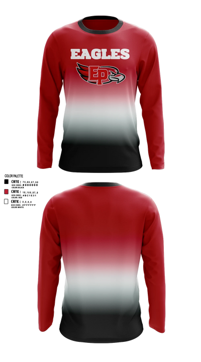 Eagles Long Sleeve Performance Shirt 3
