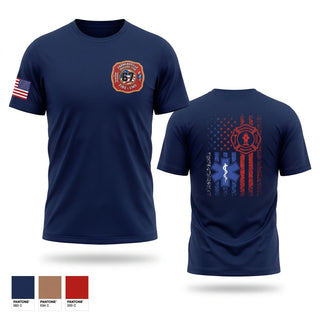 Short Sleeve Performance Shirt, Farmersville fire/ EMS, Fire Department, Teamtime, Team time, sublimation, custom sports apparel, team uniforms, spirit wear, spiritwear, sports uniforms, custom shirts, team store, custom team store, fundraiser sports, apparel fundraiser