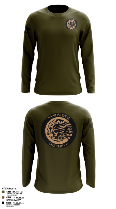 Charlie Company 30754808 Long Sleeve Performance Shirt 1