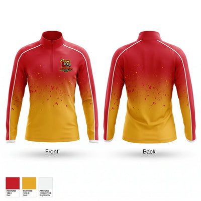 Bridgeport High School Basketball 84427267 Quarter Zip Jacket - 3