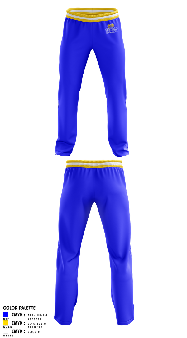 Sweatpants, General Brown, Cheer, Teamtime, Team time, sublimation, custom sports apparel, team uniforms, spirit wear, spiritwear, sports uniforms, custom shirts, team store, custom team store, fundraiser sports, apparel fundraiser