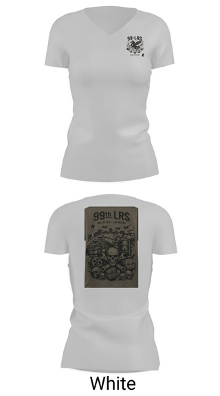 Womens Short Sleeve Vneck Shirt, 99th LRS, Air Force, Teamtime, Team time, sublimation, custom sports apparel, team uniforms, spirit wear, spiritwear, sports uniforms, custom shirts, team store, custom team store, fundraiser sports, apparel fundraiser