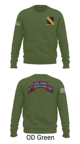 Crew Neck Sweatshirt, Fco 51st infantry LRSU, , Teamtime, Team time, sublimation, custom sports apparel, team uniforms, spirit wear, spiritwear, sports uniforms, custom shirts, team store, custom team store, fundraiser sports, apparel fundraiser
