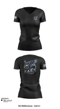 Fugitive apprehension street team 3614264 Women's Short Sleeve V-neck Shirt - 1