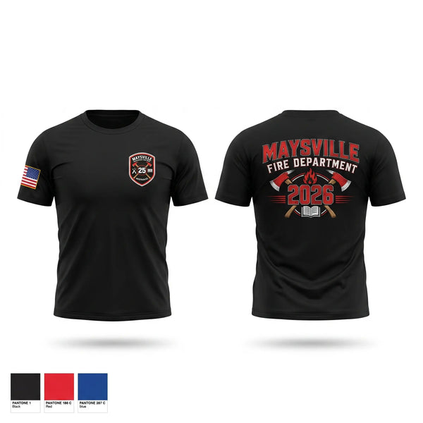 Short Sleeve Performance Shirt, Maysville Fire Department, Fire Department, Teamtime, Team time, sublimation, custom sports apparel, team uniforms, spirit wear, spiritwear, sports uniforms, custom shirts, team store, custom team store, fundraiser sports, apparel fundraiser