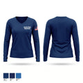 Coweta Police Department Women's Long Sleeve V-neck Shirt - 1