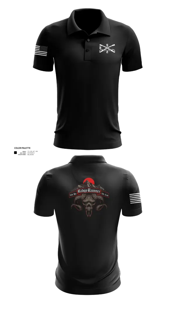 Short Sleeve Performance Polo, 1st Platoon / B CO / 2-5 CAV, Army, Teamtime, Team time, sublimation, custom sports apparel, team uniforms, spirit wear, spiritwear, sports uniforms, custom shirts, team store, custom team store, fundraiser sports, apparel fundraiser