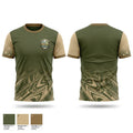 Airborne Veterans Gold Club 26189096 Soft Poly Tee Cotton Like Feel - 1