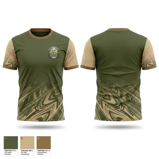 Soft Poly Tee Cotton Like Feel, Airborne Veterans Gold Club, Golf, Teamtime, Team time, sublimation, custom sports apparel, team uniforms, spirit wear, spiritwear, sports uniforms, custom shirts, team store, custom team store, fundraiser sports, apparel fundraiser
