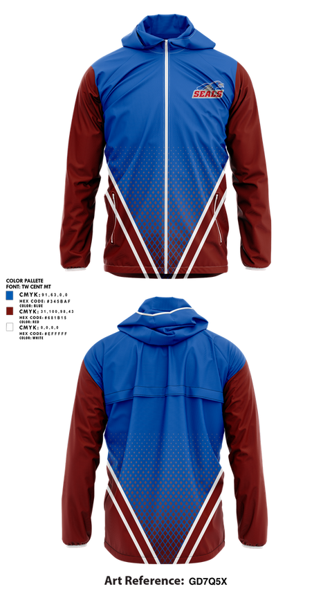 Windbreaker, Selinsgrove Area Youth Football League, , Teamtime, Team time, sublimation, custom sports apparel, team uniforms, spirit wear, spiritwear, sports uniforms, custom shirts, team store, custom team store, fundraiser sports, apparel fundraiser
