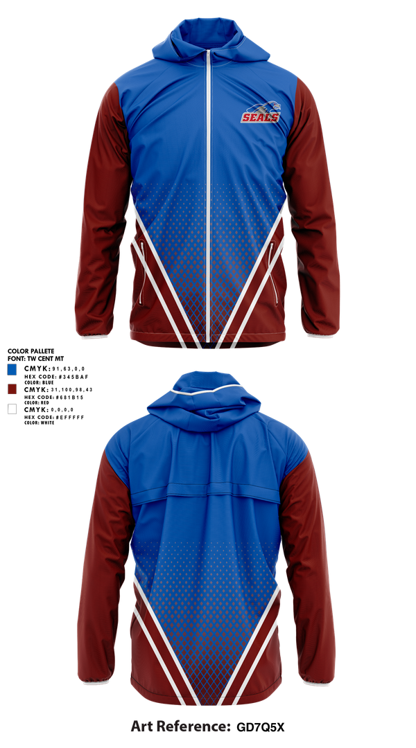 Windbreaker, Selinsgrove Area Youth Football League, , Teamtime, Team time, sublimation, custom sports apparel, team uniforms, spirit wear, spiritwear, sports uniforms, custom shirts, team store, custom team store, fundraiser sports, apparel fundraiser