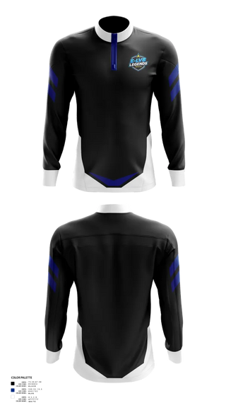 Quarter Zip Jacket, E-LV8 Legends, Men's Volleyball, Teamtime, Team time, sublimation, custom sports apparel, team uniforms, spirit wear, spiritwear, sports uniforms, custom shirts, team store, custom team store, fundraiser sports, apparel fundraiser