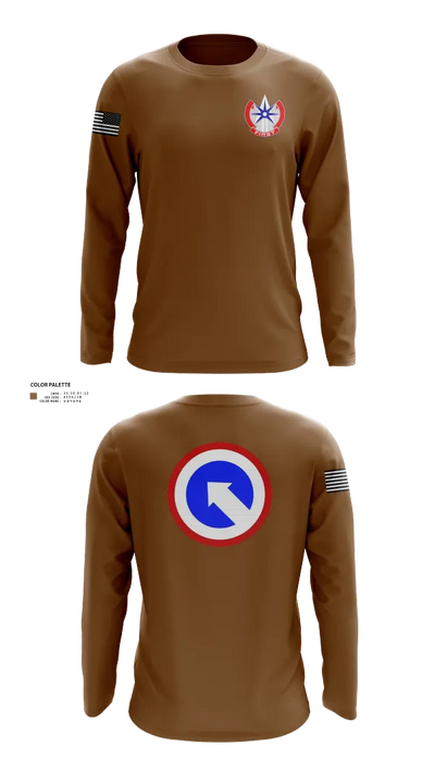 1st Theater Sustainment Command 40701813 Long Sleeve Performance Shirt 202