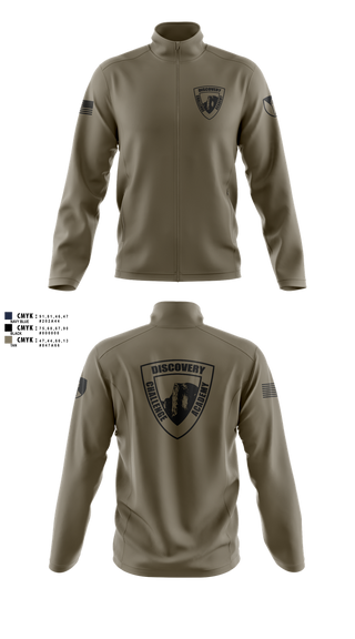 Fleece Jacket, Discovery ChalleNGe Academy, , Teamtime, Team time, sublimation, custom sports apparel, team uniforms, spirit wear, spiritwear, sports uniforms, custom shirts, team store, custom team store, fundraiser sports, apparel fundraiser