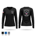 PERRY POLICE DEPARTMENT Women's Long Sleeve V-neck Shirt - 1