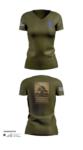 Womens Short Sleeve Vneck Shirt, Headquarters 3/11, Marines, Teamtime, Team time, sublimation, custom sports apparel, team uniforms, spirit wear, spiritwear, sports uniforms, custom shirts, team store, custom team store, fundraiser sports, apparel fundraiser