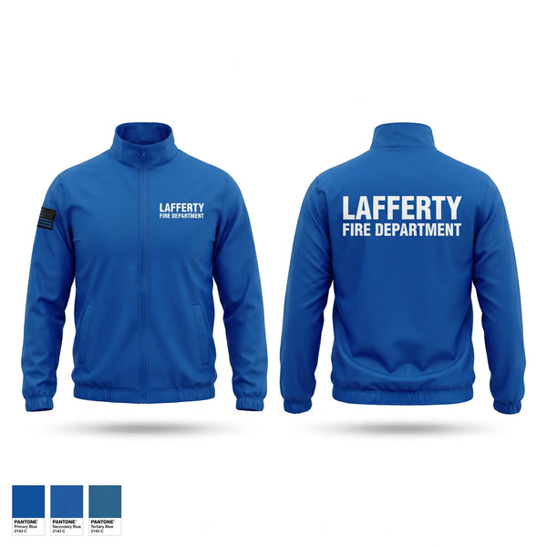 Windbreaker, Lafferty Fire Department, Fire Department, Teamtime, Team time, sublimation, custom sports apparel, team uniforms, spirit wear, spiritwear, sports uniforms, custom shirts, team store, custom team store, fundraiser sports, apparel fundraiser
