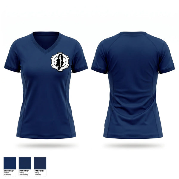 Womens Short Sleeve Vneck Shirt, Mid-County Rescue Squad, , Teamtime, Team time, sublimation, custom sports apparel, team uniforms, spirit wear, spiritwear, sports uniforms, custom shirts, team store, custom team store, fundraiser sports, apparel fundraiser