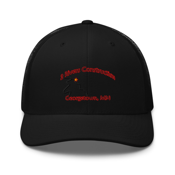 2 Rivers Construction 34736073 Retro Trucker Hat | Yupoong 6606