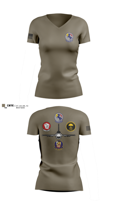 20 OSS Women's Short Sleeve V-neck Shirt - 1