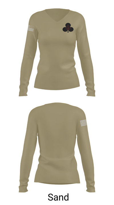Red currahee 4374170 Women's Long Sleeve V-neck Shirt - 97