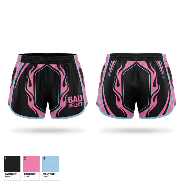 Womens Shorts, BAU SELECT, Men's Basketball, Teamtime, Team time, sublimation, custom sports apparel, team uniforms, spirit wear, spiritwear, sports uniforms, custom shirts, team store, custom team store, fundraiser sports, apparel fundraiser