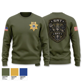 Crew Neck Sweatshirt, STARS, Police, Teamtime, Team time, sublimation, custom sports apparel, team uniforms, spirit wear, spiritwear, sports uniforms, custom shirts, team store, custom team store, fundraiser sports, apparel fundraiser