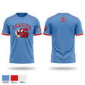 Seaside seagulls Short Sleeve Performance Shirt - 1