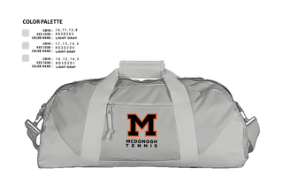 Duffle Bag, Mcdonogh Girls Tennis, Tennis, Teamtime, Team time, sublimation, custom sports apparel, team uniforms, spirit wear, spiritwear, sports uniforms, custom shirts, team store, custom team store, fundraiser sports, apparel fundraiser