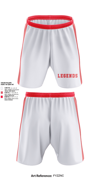 Legends 38024397 Athletic Shorts With Pockets - 1