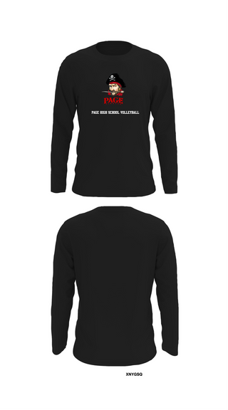 Long Sleeve Performance Shirt, Page High School Volleyball, Women's Volleyball, Teamtime, Team time, sublimation, custom sports apparel, team uniforms, spirit wear, spiritwear, sports uniforms, custom shirts, team store, custom team store, fundraiser sports, apparel fundraiser