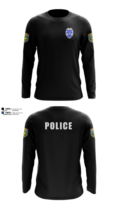 Odessa Police Department 86817075 Long Sleeve Performance Shirt 3