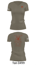 2nd Battalion 222nd Field Artillery 79682132 Women's Short Sleeve V-neck Shirt - 68