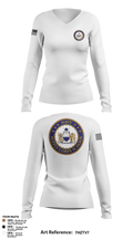 NSCS 5446816 Women's Long Sleeve V-neck Shirt - 2
