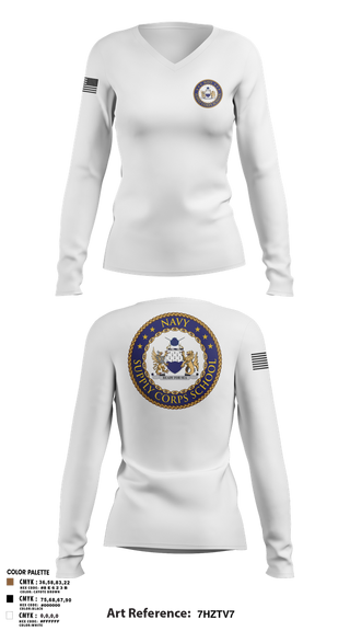 Womens Long Sleeve Vneck Shirt, NSCS, , Teamtime, Team time, sublimation, custom sports apparel, team uniforms, spirit wear, spiritwear, sports uniforms, custom shirts, team store, custom team store, fundraiser sports, apparel fundraiser