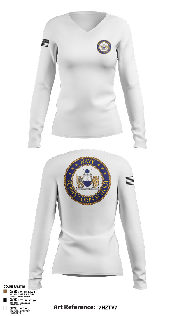 Womens Long Sleeve Vneck Shirt, NSCS, , Teamtime, Team time, sublimation, custom sports apparel, team uniforms, spirit wear, spiritwear, sports uniforms, custom shirts, team store, custom team store, fundraiser sports, apparel fundraiser