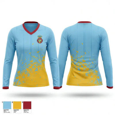 Milan 60201203 Women's Long Sleeve V-neck Shirt - 1