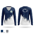 PSU Bass Fishing Women's Long Sleeve V-neck Shirt - 1